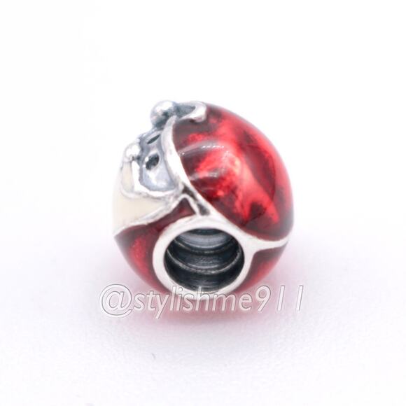 Authentic PANDORA Jolly Round Santa Charm - Picture 10 of 13